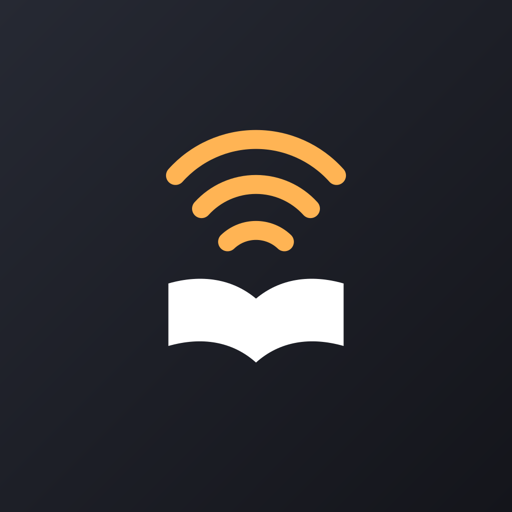 Sample cover: ListenToMe open book logo with sound waves